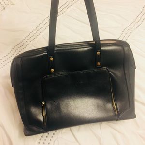 Black business tote